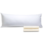 Kit 2 Fronhas De Travesseiro De Corpo Percal 180 Fios 130x40c