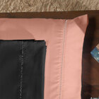 Kit 2 Fronhas Laura Percal 200 Fios 70x50cm Sem Aba Preto