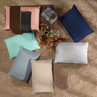 Kit 2 Fronhas Laura Percal 200 Fios 70x50cm Sem Aba Preto