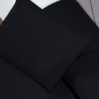 Kit 2 Fronhas Lisa 180 Fios 70cm X 50cm Cores Sortidas Preto