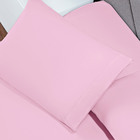 Kit 2 Fronhas Lisa 180 Fios 70cm X 50cm Cores Sortidas Rosa