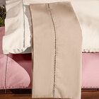 Kit 2 Fronhas Percal 150 Fios Algodão 70x50cm Sem Aba Cáqui