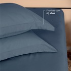 Kit 2 Fronhas Slim Com 3 Abas 50cm X 70cm Micropercal 200 Fio