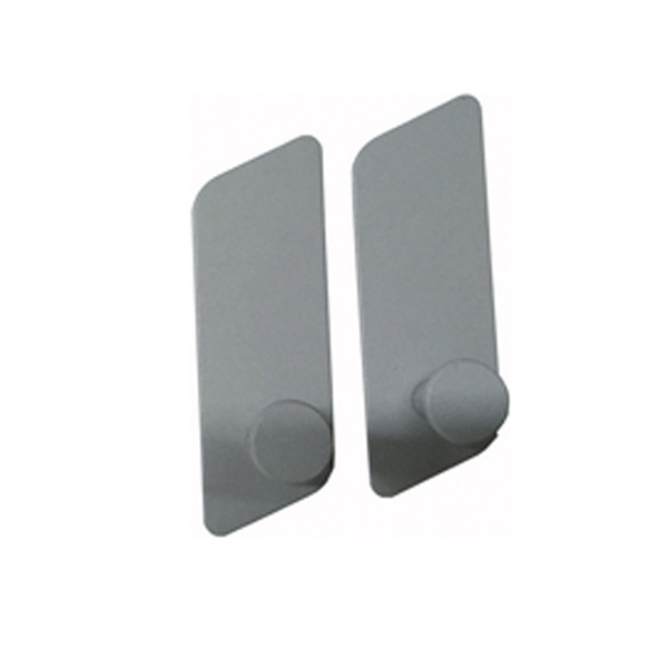 Kit 2 Ganchos de Metal Com Adesivo Oikos