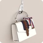 Kit 2 Ganchos De Parede Decorativo Pendurador De Bolsa C.c