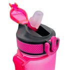 Kit 2 Garrafas Squeeze Plástico 2l + 1l Academia Rosa/preto V