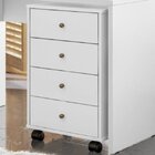 Kit 2 Gaveteiros 4 Gavetas Presence  Branco