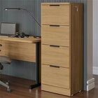 Kit 2 Gaveteiros Arquivo 4 Gavetas Itapuã Marrom