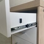 Kit 2 Gaveteiros Executivo 3 Gavetas Com Rodinhas E Chave Par