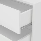 Kit 2 Gaveteiros Mauá 60cm 3 Gavetas Com Rodízios Branco