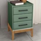 Kit 2 Gaveteiros Mdf/madeira Maciça 2919 Milao Fnt