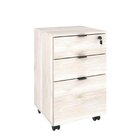 Kit 2 Gaveteiros Volante 2 Gavetas E 1 Gaveta Para Pastas Kug