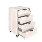 Kit 2 Gaveteiros Volantes 4 Gavetas Kugv44 Kuadra Espresso Mó