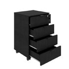 Kit 2 Gaveteiros Volantes 4 Gavetas Kugv44 Kuadra Espresso Mó