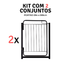Kit 2 Grade De Porta Portão Pet Pressão Cães Criança 094 A 09