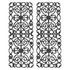 Kit 2 Grades De Ferro Ramada Sacada Varanda Escada 95x36cm