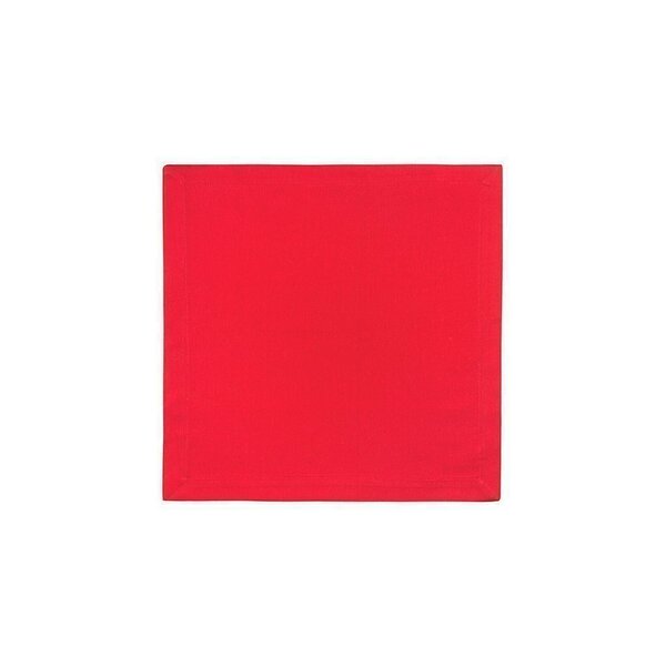 Kit 2 Guardanapos 42x42cm E 2 Argolas Red Tartan