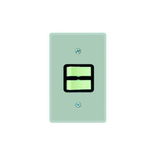 Kit 2 Interruptor Elétrico 2 Teclas Paralelas Placa Cinza