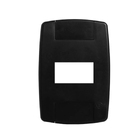 Kit 2 Interruptor Simples Preto 10a 250v Placa 4x2 Ilumi