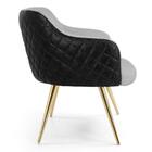 Kit 2 Jade Pés Alumínio Corano Tressê Linho Cinza Claro