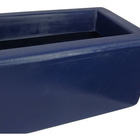 Kit 2 Jardineiras De Plantas Azul 37x15 Floreira Polietileno