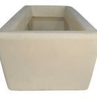 Kit 2 Jardineiras De Plantas Polietileno 37x15cm Bege