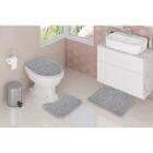 Kit 2 Jogo Tapete Banheiro 6 Peças Antiderrapante Decoração