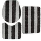 Kit 2 Jogo Tapete Banheiro 6 Peças Antiderrapante Decoração