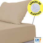 Kit 2 Jogos De Cama Lençol Casal 100 Algodão Com Elástico Edr