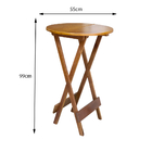 Kit 2 Jogos De Mesa Bistrô De Madeira Com 4 Cadeiras Dobravel