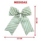 Kit 2 Laços Decorativo Enfeite Árvore De Natal 25cm Grande