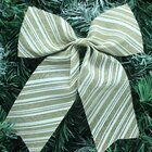 Kit 2 Laços Decorativo Enfeite Árvore De Natal 25cm Grande