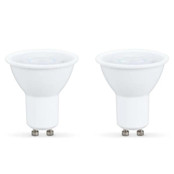 Kit 2 Lâmpada Led Dicróica Gu10 4.8w 350lm Bivolt Amarela