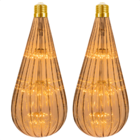 Kit 2 Lâmpadas Led Taschibra Vintage Fireworks Bt125 E27 Bivo