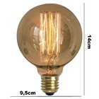 Kit 2 Lâmpadas Retrô Decorativa Vintage Thomas Edison G95 127v