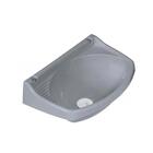 Kit 2 Lavatório Cinza Pq + 4 Assento Sanitário Soft Branco