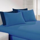 Kit 2 Lençóis Cama Queen Malha 100% Algodão Com Elástico Fio