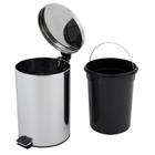 Kit 2 Lixeiras Aço Inox De 20 Litros Healer