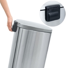 Kit 2 Lixeiras Pedal Inox 50 Litros Com Balde Guimmis.casa