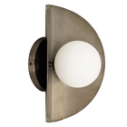 Kit 2 Luminária Arandela Parede Cacau Globo Vidro Lavabo Bron