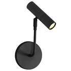 Kit 2 Luminárias Arandela Spot Articulado Leitura Cama Preto