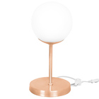 Kit 2 Luminárias De Mesa Abajur Orby Cobre