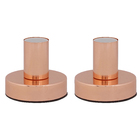 Kit 2 Luminárias de Mesa Cobre Metal Beverly Lumicentro
