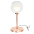 Kit 2 Luminárias De Mesa Touch Abajur Harmony Cobre