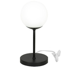 Kit 2 Luminárias De Mesa Touch Abajur Orby Preto