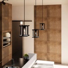 Kit 2 Luminárias Lustre Pendente Moderno Preto