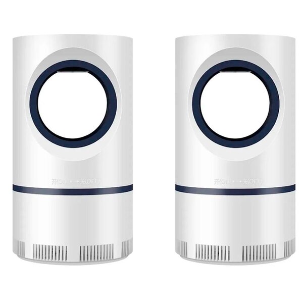 Kit 2 Luminárias Mata Mosquito Led Noturna Usb Bivolt