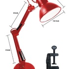 Kit 2 Luminárias Mesa E Chão Metal Pedestal Coluna Refletor V