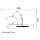 Kit 2 Luminárias Parede Alumínio Isadora Design