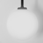 Kit 2 Luminárias Parede Arandela Tubo 1 Difusor Cama Preto